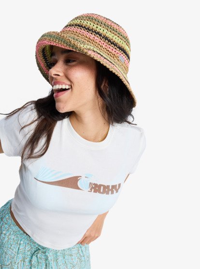 Beach Love - Cropped T-Shirt for Women  ERJZT06100