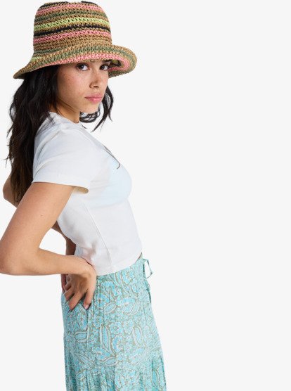 Beach Love - Cropped T-Shirt for Women  ERJZT06100