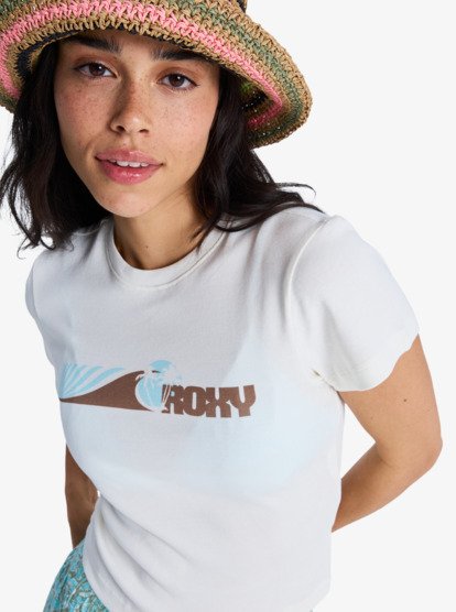 Beach Love - Cropped T-Shirt for Women  ERJZT06100