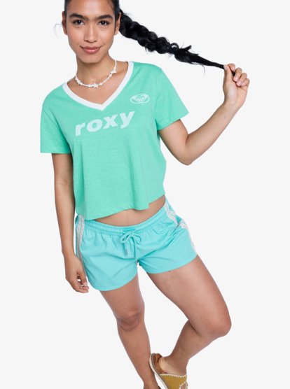 Always Lucky - Cropped T-Shirt for Women  ERJZT06114