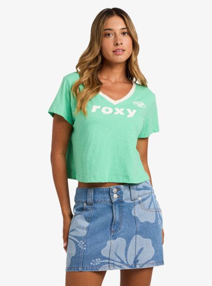 Always Lucky - Cropped T-Shirt for Women  ERJZT06114