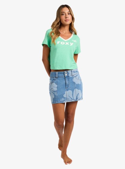 Always Lucky - Cropped T-Shirt for Women  ERJZT06114