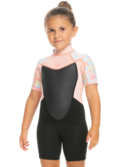 2/2mm Prologue - Short Sleeve Back Zip Springsuit for Girls 2-7  ERLW503005