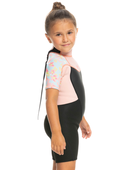 2/2mm Prologue - Short Sleeve Back Zip Springsuit for Girls 2-7  ERLW503005