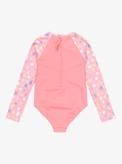 Roxy Dot - Long Sleeves One-Piece Rashguard for Girls 2 - 7  ERLWR03326