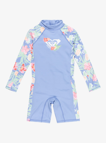 Tropical Story - Long Sleeves One-Piece Rashguard for Girls 2 - 7  ERLWR03331