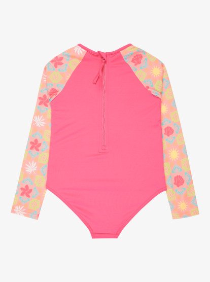 Check - Long Sleeve One-Piece Swimsuit for Girls 2-7  ERLWR03358