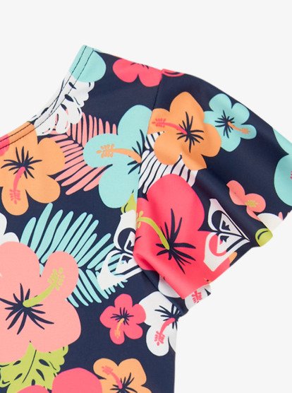 Morning Flower - Two Piece Crop Bikini Set for Girls 2-7  ERLX203227