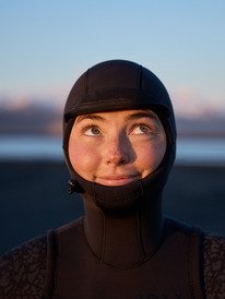 2 5/4 Swell Natural - Hooded Chest Zip Wetsuit for Women Brown 26BW203503 Roxy