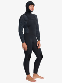 1 5/4 Swell Natural - Combinaison de surf à capuche avec zip poitrine pour Femme Marron 26BW203503 Roxy