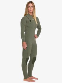 7 4/3 Elite Xtra Stretch - Chest Zip Wetsuit for Women Green 26BW213504 Roxy