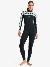 0 3/2 Rise Natural - Chest Zip Wetsuit for Women White 26BW213506 Roxy