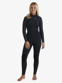 0 3/2 Swell Natural - Chest Zip Wetsuit for Women Brown 26BW213508 Roxy