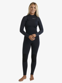 3 3/2 Swell Natural - Chest Zip Wetsuit for Women Brown 26BW213508 Roxy