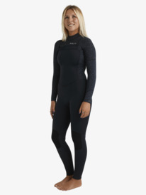 5 3/2 Swell Natural - Chest Zip Wetsuit for Women Brown 26BW213508 Roxy