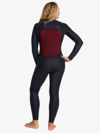 4 4/3 Swell Natural - Chest Zip Wetsuit for Women Black 26BW213509 Roxy