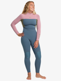 0 4/3mm Prologue+   - Back Zip Wetsuit for Women Grey 26BW213516 Roxy