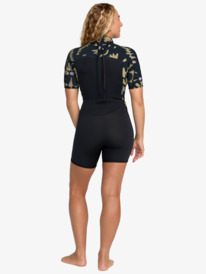 3 2/2mm Swell Natural - Springsuit met Korte Mouwen en Achterrits voor Dames Black 26BW253501 Roxy