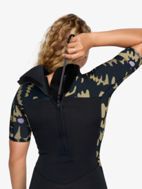 5 2/2mm Swell Natural - Springsuit met Korte Mouwen en Achterrits voor Dames Black 26BW253501 Roxy