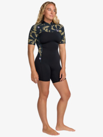 1 2/2mm Swell Natural - Springsuit met Korte Mouwen en Achterrits voor Dames Black 26BW253501 Roxy