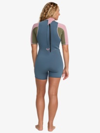 3 2/2mm Prologue+ - Kurz&auml;rmliger Back-Zip-Springsuit f&uuml;r Frauen Grau 26BW253502 Roxy