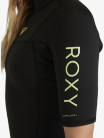 9 2/2mm Prologue+ - Short Sleeve Back Zip Springsuit for Women Black 26BW253502 Roxy