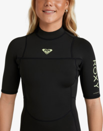 1 2/2mm Prologue+ - Short Sleeve Back Zip Springsuit for Women Black 26BW253502 Roxy