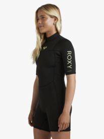 6 2/2mm Prologue+ - Short Sleeve Back Zip Springsuit for Women Black 26BW253502 Roxy