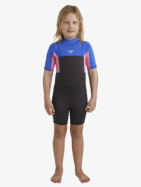 0 2/2mm Prologue+ - Short Sleeve Back Zip Springsuit for Toddlers Red 26QW253501 Roxy