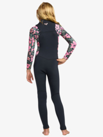 5 3/2mm Swell Natural - Chest Zip Wetsuit for Girls 8-16 Pink 26RW213500 Roxy