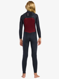 4 3/2mm Swell Natural - Chest Zip Wetsuit for Girls 8-16 Pink 26RW213500 Roxy