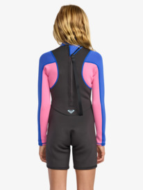 3 2/2mm Prologue+ - Long Sleeve Back Zip Springsuit for Girls 8-16 Red 26RW243501 Roxy