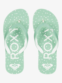 2 Tahiti - Flip-Flops for Girls Green ARGL100279 Roxy