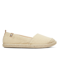 1 Flora - Chaussures slip-on pour Fille Beige ARGS600113 Roxy