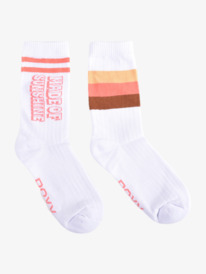 0 2 Pack Crew Socks - Chaussettes hautes pour Femme  ARJAA03237 Roxy