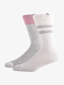 1 2 Pack Sweater Boot Socks - Dikke sokken voor Dames White ARJAA03238 Roxy