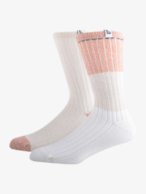 1 2 Pack Boot Socks - Chaussettes pour Femme Blanc ARJAA03239 Roxy