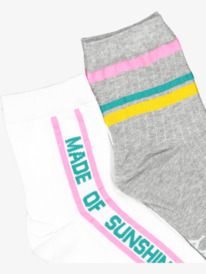 1 Shorty - Socks [2 Pack] for Women White ARJAA03253 Roxy