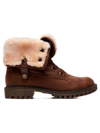 1 Bruna - Bottes à lacets pour Femme Marron ARJB700580 Roxy