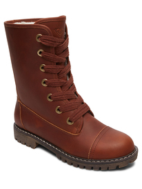 0 Vance - Lace-Up Leather Boots for Women  ARJB700625 Roxy