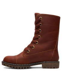 2 Vance - Lace-Up Leather Boots for Women  ARJB700625 Roxy