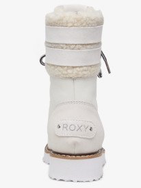 5 Brandi - Stivali in pelle da Donna White ARJB700656 Roxy