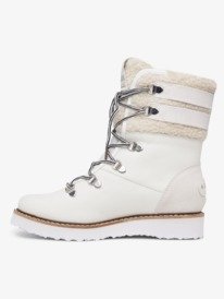 2 Brandi - Stivali in pelle da Donna White ARJB700656 Roxy