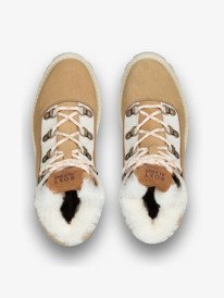 4 Bradie - Lace-Up Boots for Women White ARJB700758 Roxy
