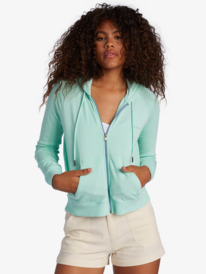0 Easy Evening B - Sweat à capuche zippé pour Femme  ARJFT03795 Roxy