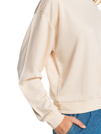2 Surfing By Moonlight - Sweatshirt for Women Beige ARJFT03884 Roxy