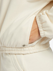 3 Half Zip Hike Quilted - Sweatshirt mit halbem Reißverschluss für Frauen Beige ARJFT04156 Roxy