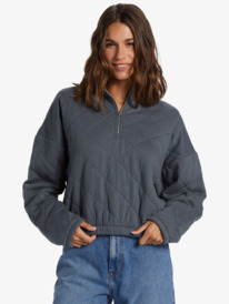 0 Bonfire Babe - Half-Zip Sweatshirt for Women  ARJFT04257 Roxy