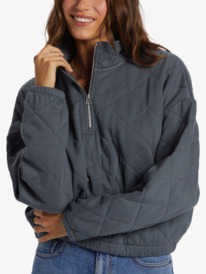 2 Bonfire Babe - Half-Zip Sweatshirt for Women  ARJFT04257 Roxy