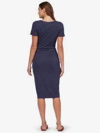 4 Short Sleeve Midi Dress - Robe midi manches courtes pour Femme  ARJKD03224 Roxy